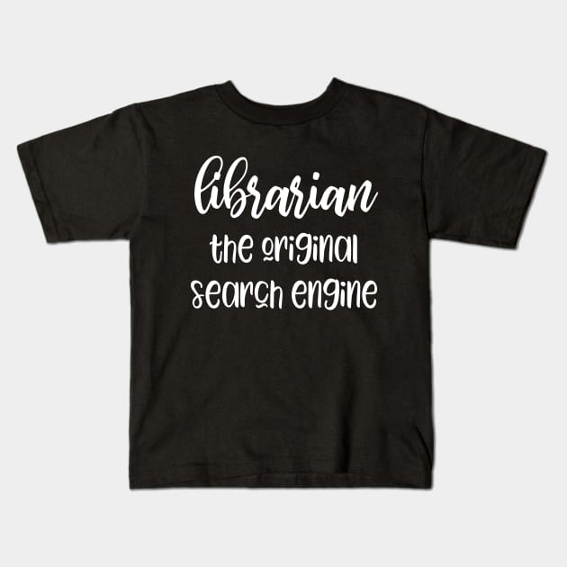 Funny Librarian Slogan Kids T-Shirt by kapotka